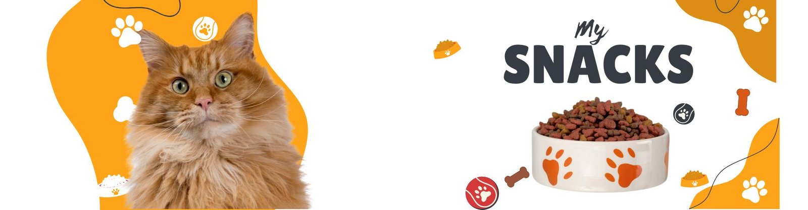 gato amarillo comiendo snacks saludables naturales. MICHICANonline